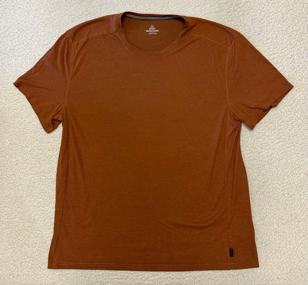 PrAna Womens Short Sleeve Shirt Size 2XL
